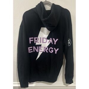 BARSTOOL‎ SPORTS FRIDAY ENERGY HOODIE SWEATSHIRT LARGE BLACK